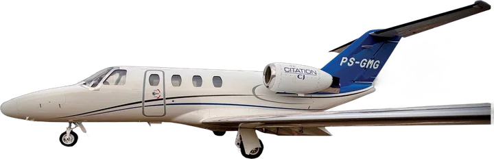 Citation Jet PS-GMG, uma das aeronaves com cota disponível na Radar